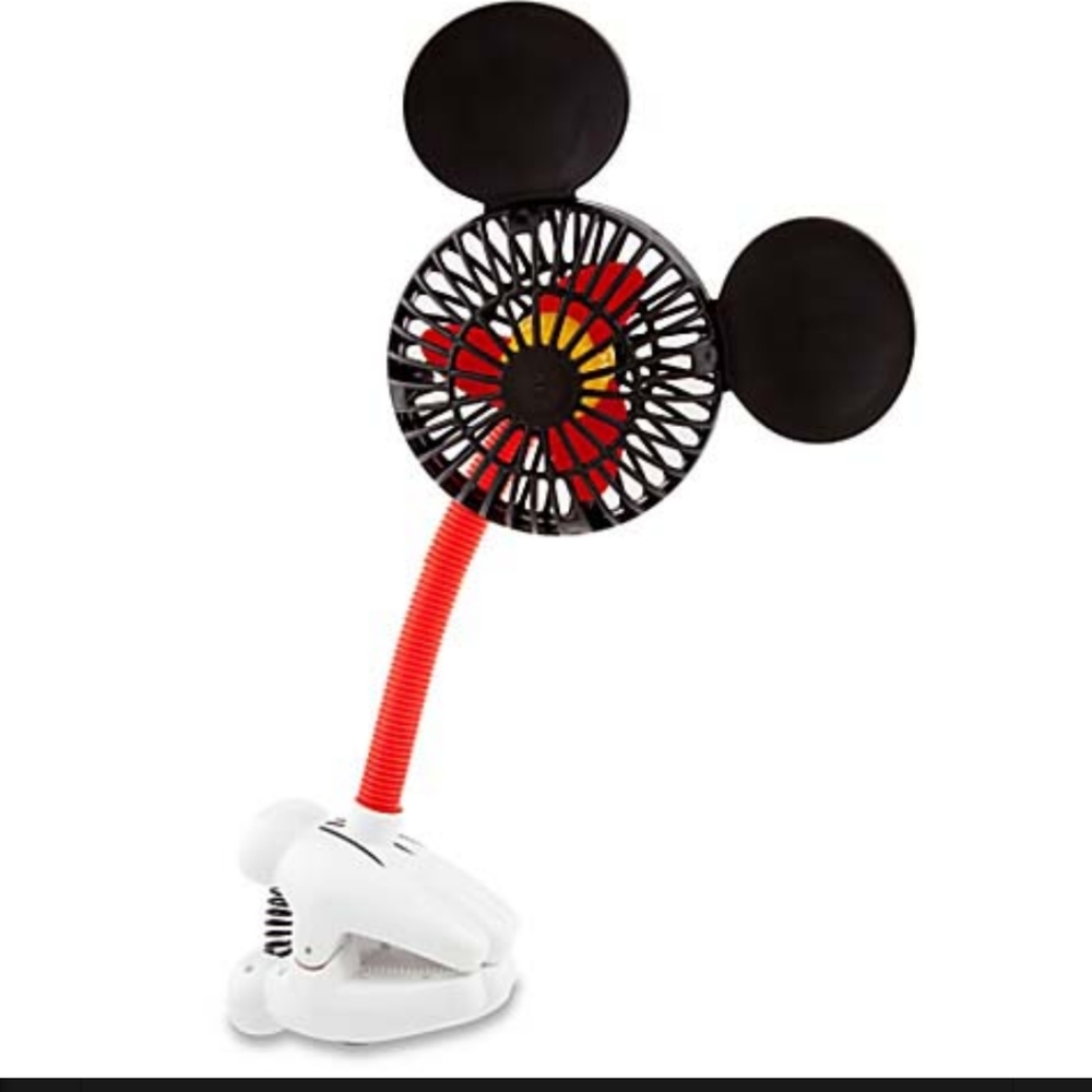Disney Mickey Mouse Clip On Desk Fan